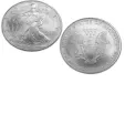2004 1 oz Silver American Eagle Coin in Capsule