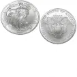 2007 1 oz Silver American Eagle Coin in Capsule