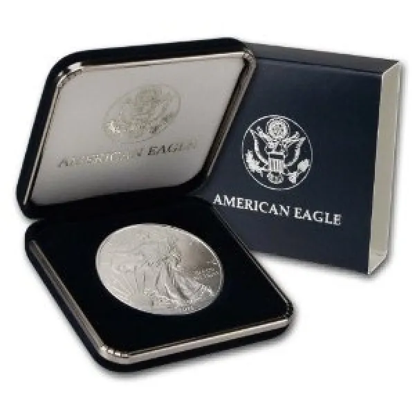 2011 1 oz Silver American Eagle Coin in U.S. Mint Box AMERICAN_2011_SILVER_EAGLE_1_OZ_USMINT_BOX