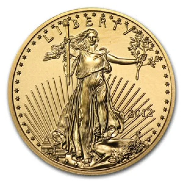 2012 1-4 oz Gold American Eagle Coin  AMERICAN_2012_GOLD_EAGLE_0-25_OZ