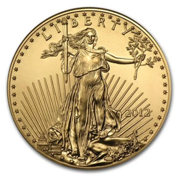 2012 1 oz Gold American Eagle Coin  AMERICAN_2012_GOLD_EAGLE_1_OZ
