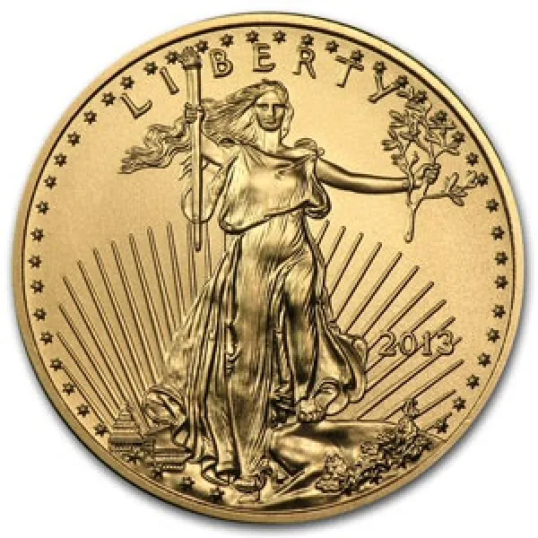 2013 1-4 oz Gold American Eagle Coin  AMERICAN_2013_GOLD_EAGLE_0-25_OZ