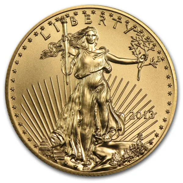 2013 1-2 oz Gold American Eagle Coin  AMERICAN_2013_GOLD_EAGLE_0-5_OZ