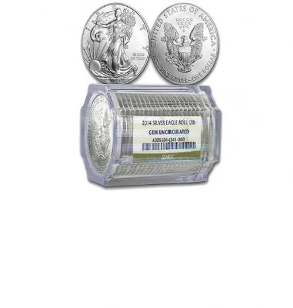 2014 1 oz Silver American Eagle Coin - 20 Pack AMERICAN_2014_SILVER_EAGLE_1_OZ_20PK
