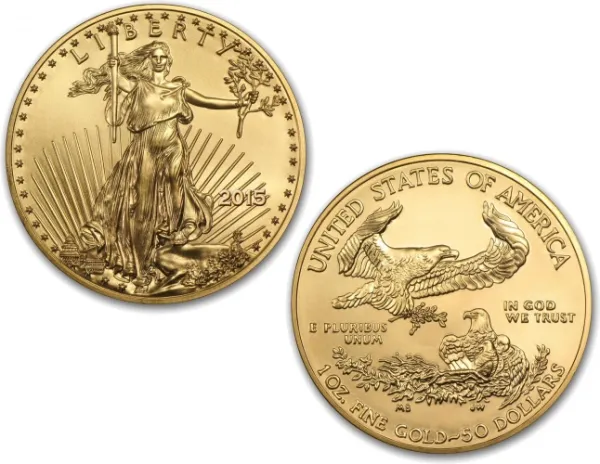 2015 1oz Gold American Eagle Coin  AMERICAN_2015_GOLD_EAGLE_1_OZ