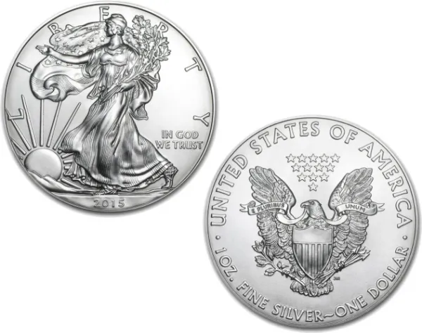 2015 1 oz Silver American Eagle Coin in Air-Tite Capsule AMERICAN_2015_SILVER_EAGLE_IN_CAPSULE