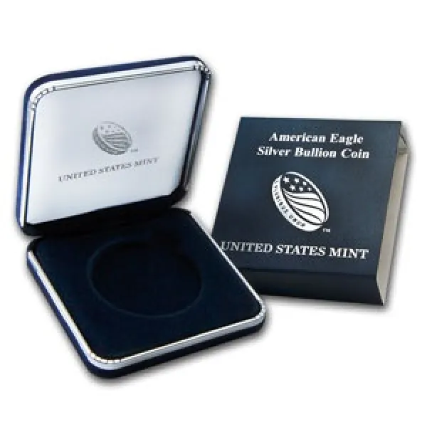 Official U.S. Mint Box for 1 oz Silver Eagle Coin AMERICAN_SILVER_EAGLE_US_MINT_BOX