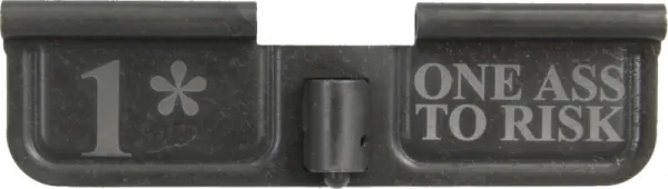 1* One Ass To Risk AR-15 Laser Engraved Ejection Port Dust Cover AR15_EJECTION_PORT_1_ASS_TO_RISK