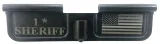 1* Sheriff / USA Flag AR-15 Laser Engraved Ejection Port Dust Cover