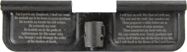 23RD Psalm AR-15 Laser Engraved Ejection Port Dust Cover AR15_EJECTION_PORT_COVER_23RD_PSALM