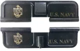 Double Sided U.S. Navy Anchor Insignia AR-15 Laser Engraved Ejection Port Dust Cover