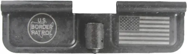 Border Patrol USA AR-15 Laser Engraved Ejection Port Dust Cover AR15_EJECTION_PORT_COVER_BORDER_PATROL_USA