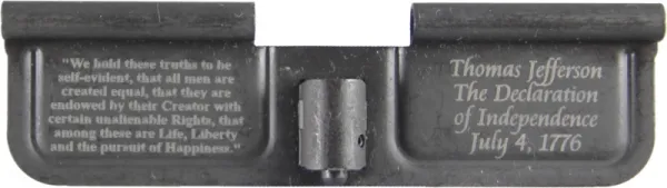 Declaration of Independence AR-15 Laser Engraved Ejection Port Dust Cover AR15_EJECTION_PORT_COVER_DECLARATION_OF_INDEPENDENCE