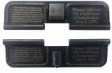 Double Sided Declaration of Independence AR-15 Laser Engraved Ejection Port Dust Cover