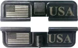 Double Sided USA Flag AR-15 Laser Engraved Ejection Port Dust Cover