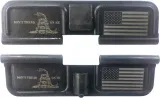 Double Sided Gadsden Flag AR-15 Laser Engraved Ejection Port Dust Cover