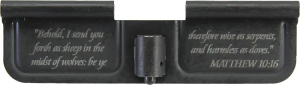Matthew 10:16 AR-15 Laser Engraved Ejection Port Dust Cover AR15_EJECTION_PORT_COVER_MATTHEW_10-16