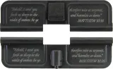 Double Sided Matthew 10:16  AR-15 Laser Engraved Ejection Port Dust Cover