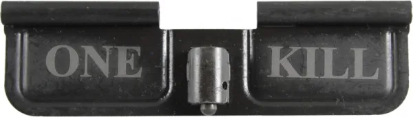 One Shot AR-15 Laser Engraved Ejection Port Dust Cover AR15_EJECTION_PORT_COVER_ONE_KILL