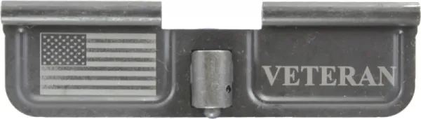 USA Flag and Veteran AR-15 Laser Engraved Ejection Port Dust Cover AR15_EJECTION_PORT_COVER_USA_VETERAN