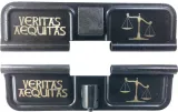 Double Sided Veritas Aequitas Truth and Justice AR-15 Laser Engraved Ejection Port Dust Cover