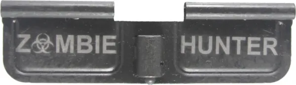 Zombie Hunter AR-15 Laser Engraved Ejection Port Dust Cover AR15_EJECTION_PORT_COVER_ZOMBIE_HUNTER