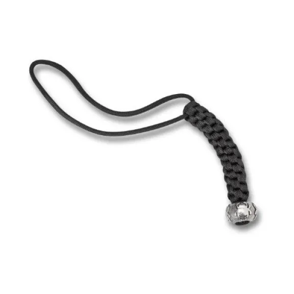 Spyderco Bead Round Pewter W- Lanyard knives BEAD2LY
