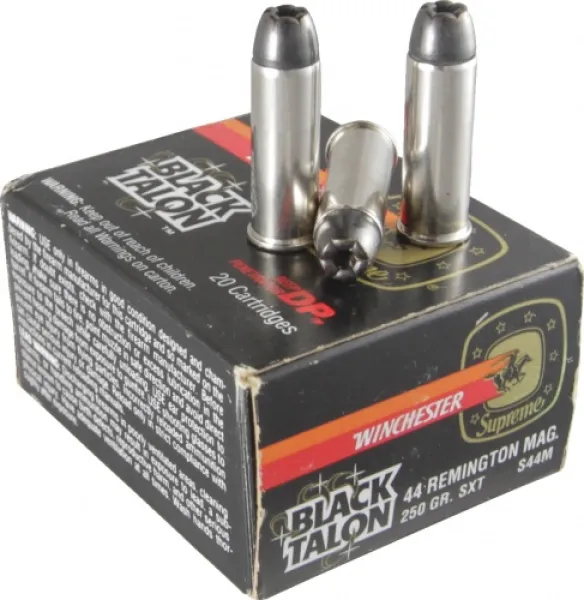 Black Talon 44 Remington Mag 250 Gr. SXT Ammo S44M - 20 Rounds BLACK_TALON_44MAG_20_ROUND