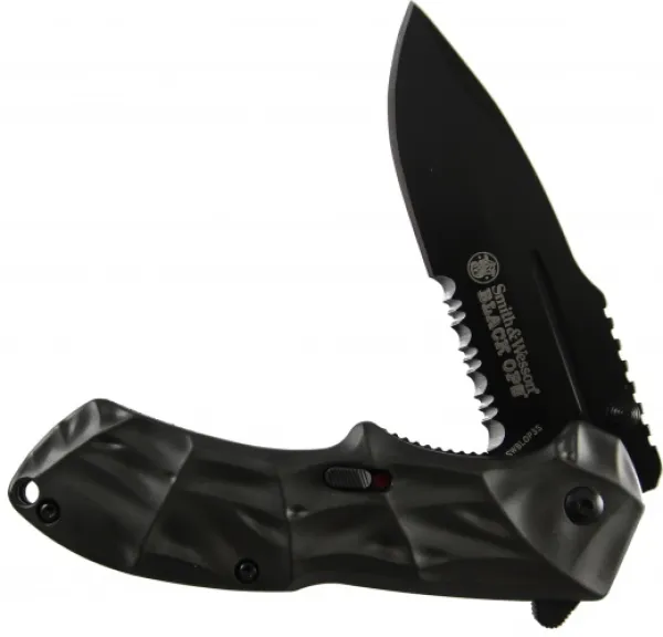 Smith and Wesson Black Ops A-o--serrated Knives BLOP3S
