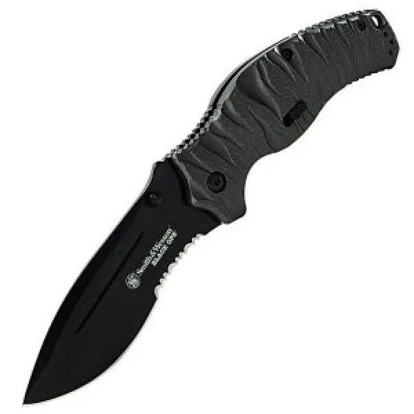 Smith and Wesson Black Ops Assist Serrated Knives BLOP4BS