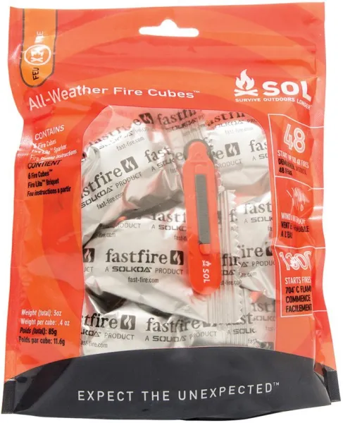 Adventure Medical SOL All Weather Fire Cubes outdoor gear AD1240