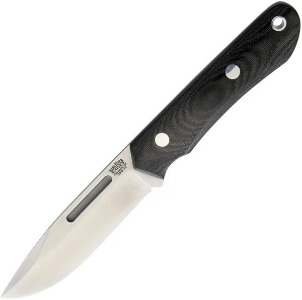 Bark River Springbok II 3V Black Canvas knives BA05220MBC