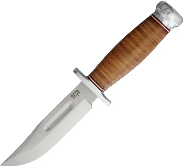 Bark River Boone Stacked Leather knives BA08112L