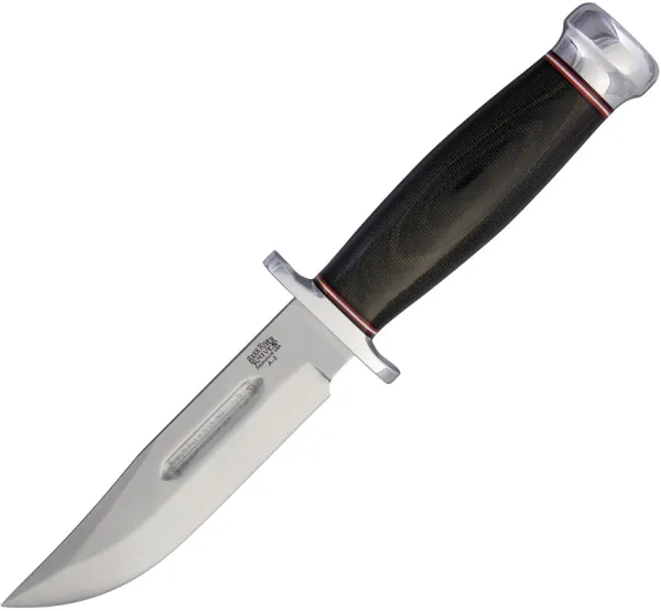 Bark River Boone Black Canvas Micarta knives BA08112MBC