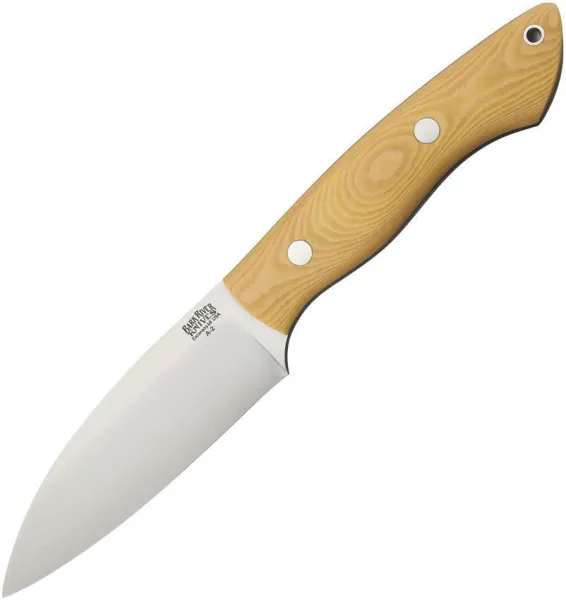 Bark River Bush Seax Antique Ivory knives BA09110MAI