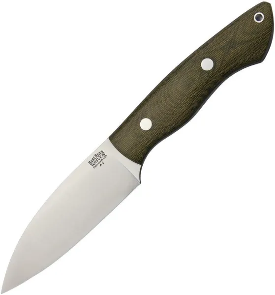 Bark River Bush Seax Green Canvas knives BA09110MGC