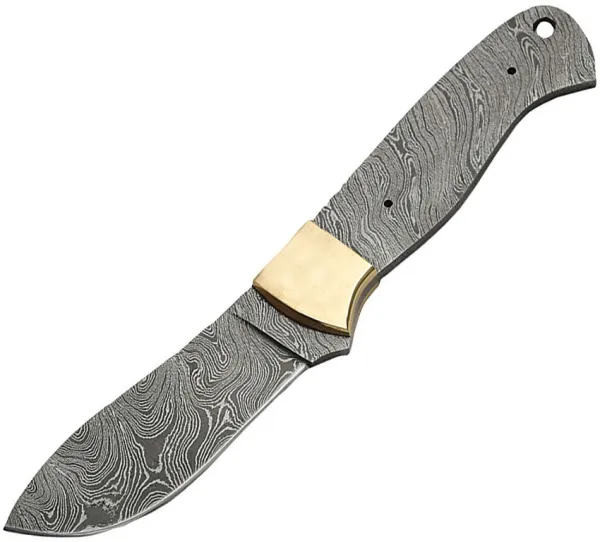 Knifemaking Skinner Blade Brass Guard BLDM2729BS