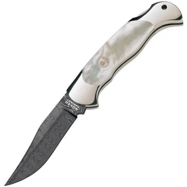 Boker Scout Pearl Damascus knives BO112105DAM