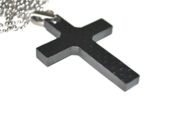 Bastion Carbon Fiber Cross Pendant knives BSTN204