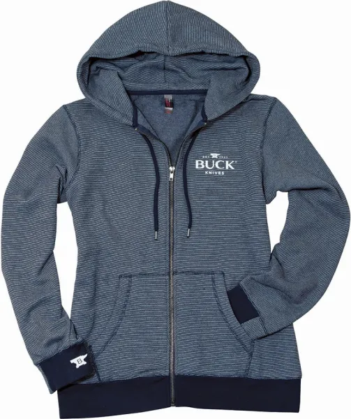 Buck Womens Striped Zip Hoodie XXL knives BU10723