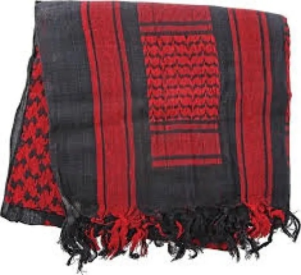 Bushcraft Shemagh Red-Black BUSCB224RB