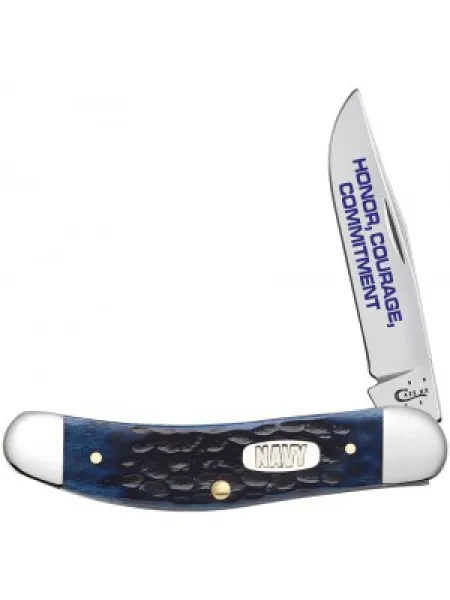 Case US Navy Sowbelly Blue Bone CA17707