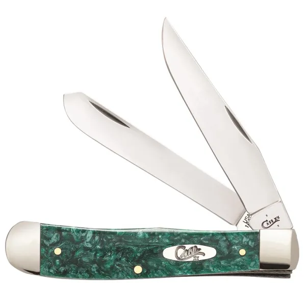 Case Trapper Green Sparkle Kirinite CA32580