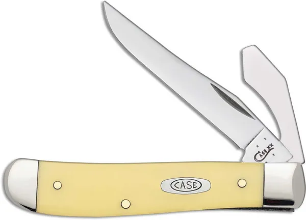 Case Mini Trapper Yellow Synthetic CA80033