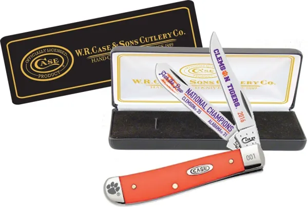 Case Clemson Champion Mini Trapper CACU1680505