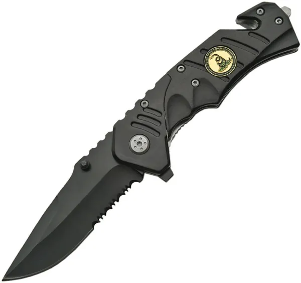 China Made Dont Tread On Me Linerlock knives CN300298BK