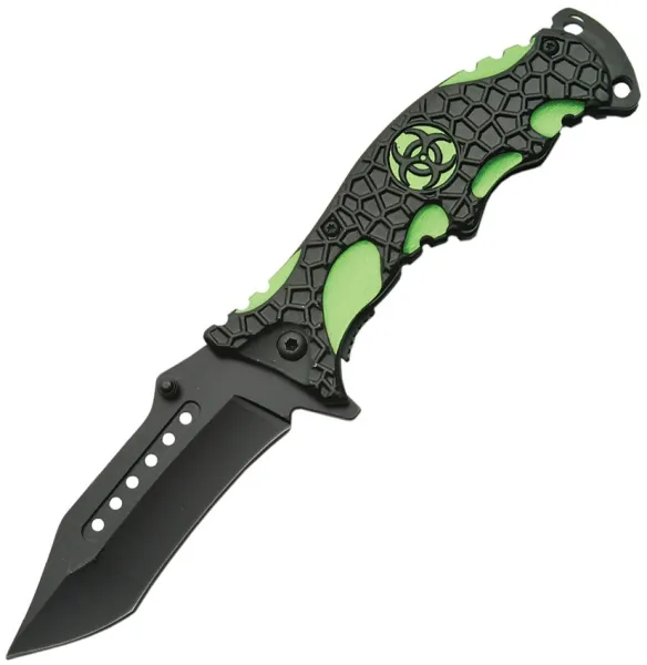 China Made Bio Hazard Linerlock knives CN300318