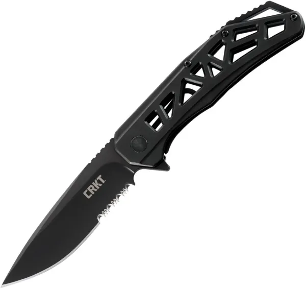 CRKT Gusset Black with Triple Point knives CRK330KKS