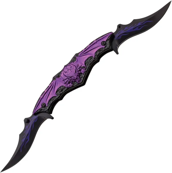 Dark Side Dual Blade Linerlock A-O Pur DSA037BP