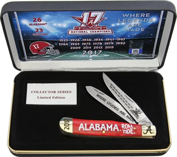 Frost Cutlery Trapper Alabama 2017 Champs knives FAL17SETRSB